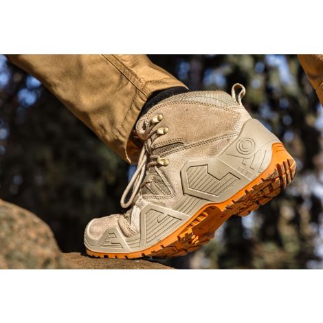 Buty outdoorowe trzewiki trekkingowe beżowe Lahti Pro L30126 - 6